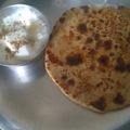 pinky makhija का कुकस्नैप जब उन्होंने लौकी का थेपला (Lauki ka thepla recipe in hindi) बनाया था।