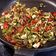 El cooksnap de Irene López cuando hizo Scrambled tofu con verduras salteadas a la cúrcuma.