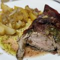 El cooksnap de Rafa Martinez Medina cuando hizo Solomillo de cerdo asado con jamón al pesto.