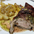 El cooksnap de Rafa Martinez Medina cuando hizo Solomillo de cerdo asado con jamón al pesto.