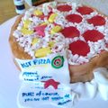 lisa.chen.547's cooksnap of when they made Fake-pizza birthday cake.