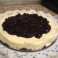 El cooksnap de Lili Albornoz cuando hizo Cheesecake de frutos rojos 🍓🫐 SIN HORNO ♡.