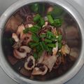 Cooksnap của Cau Hai khi họ làm theo món Bạch tuộc hấp gừng