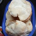 El cooksnap de Marilu moras cuando hizo Pan árabe.