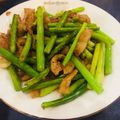 Cooksnap của Bích Hòa khi họ làm theo món Ngồng Tỏi Xào Thịt Heo