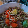 El cooksnap de Luna Acevedo cuando hizo Yakisoba.