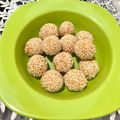 Cooksnap dari Musfirah Junaid untuk resep Onde-onde Kw (Keju) DEBM