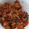 Cooksnap dari Beby Rosvarini untuk resep Cakalang Suwir Balado