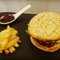 Cooksnap de Lo Reine sur la recette Burger végétarien (façon steak de bœuf)