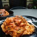 Cooksnap dari Carolyn Damanik untuk resep Creamy Marinara Seafood Spaghetti