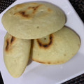 El cooksnap de Naty Benegas cuando hizo Pan sin tacc sin levadura, en sartén.