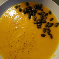 El cooksnap de Maria cuando hizo Crema de calabaza.
