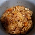 El cooksnap de Carmen Fernandez yuste cuando hizo Berza (repollo) estofado en Crock pot.