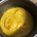 El cooksnap de Regina Bzc cuando hizo Tortitas de pollo con nopales en salsa verde.