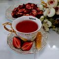 کوک اسنپ fahime بعد از امتحان کردن دمنوش توت فرنگی 🌸.