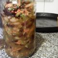 El cooksnap de Mirta de la Sota cuando hizo Porotos en escabeche.
