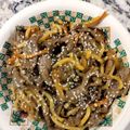 nogames00769's cooksnap of when they made Beef Bulgogi Udon Stir Fry.