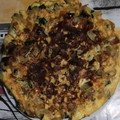 El cooksnap de Rafa cuando hizo Tortilla de calabacín, cebolla y queso.
