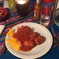 El cooksnap de Silvina Galarza cuando hizo Chorizos a la pomarola.