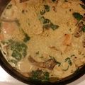 Chris Horne's cooksnap of when they made Spicy Coconut Shrimp Soup.