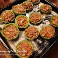 El cooksnap de Maria Madariaga cuando hizo Zapallitos rellenos con carne picada.