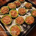 El cooksnap de Maria Madariaga cuando hizo Zapallitos rellenos con carne picada.