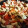 El cooksnap de Cristina Suárez cuando hizo Tiras de pollo con pipirrana de pimientos.