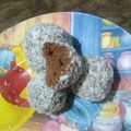 El cooksnap de Sofy 💖 Bentancour cuando hizo Trufas KETO de chocolate y coco.