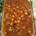 El cooksnap de Ana Isabel G C cuando hizo Garbanzos con mejillones.