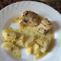 El cooksnap de María cuando hizo Pescado con salsa menier.