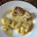 El cooksnap de María cuando hizo Pescado con salsa menier.