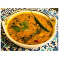 Anamika Banerjee's cooksnap of when they made Green Gram curry 😋 moong dal curry.