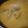 El cooksnap de Constanza Menschel cuando hizo Carne al vino tinto.