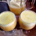 Shabbir Dalal's cooksnap of when they made Peach juice.