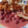 Horváth Heni Cooksnap-ja, amikor elkészítette a(z) Meggyszósz natúr csirkemellel és rizzsel receptet.
