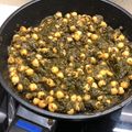 El cooksnap de lultimo cuando hizo Espinacas a la andaluza.