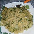 El cooksnap de Elena Oliveros cuando hizo Quinoa con verduras y curry express.