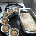El cooksnap de Melisa Correa cuando hizo Muffin de banana y avena.