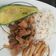 El cooksnap de Karen PF cuando hizo Lomo salteado con una porción de arroz y papas fritas.
