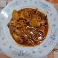 El cooksnap de isabel cuando hizo Guiso de Calamares con patatas.