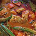 Cooksnap Nurul Kefftya semasa beliau membuat Kari Jenahak mamak style.