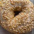 El cooksnap de Ikuy cuando hizo Bagels integrales.