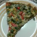 El cooksnap de Alejandra Ale cuando hizo Tarta integral de arvejas.