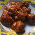 El cooksnap de Samuel Mora cuando hizo Salsa de albóndigas.
