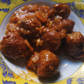 El cooksnap de Samuel Mora cuando hizo Salsa de albóndigas.
