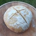 El cooksnap de Cecilia cuando hizo Pan de campo.