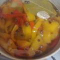 El cooksnap de chechu92 cuando hizo Pimientos morrones agridulces en conserva.