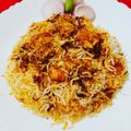 Bindi Dey's cooksnap of when they made প্রন বিরিয়ানি (prawn biriyani recipe in Bengali).