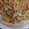 Haniya Khan's cooksnap of when they made Chicken ChOW Mein.