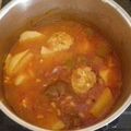 El cooksnap de Gema Garcia cuando hizo Mi guiso de patatas y albóndigas.